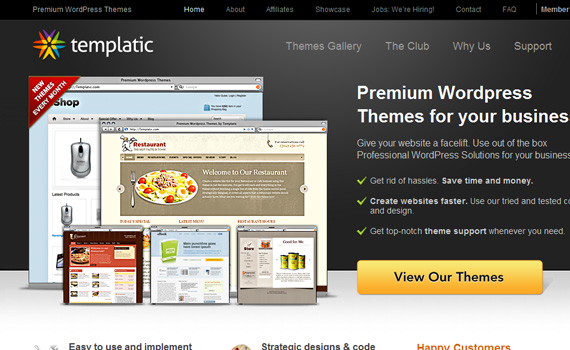 templatic-marketplace für premium wordpress themes