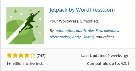 Wordpress Plugin Jetpack