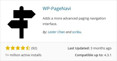 WP Page Navi Plugin